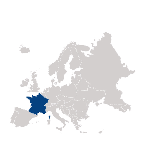 Europe map France Apache partner